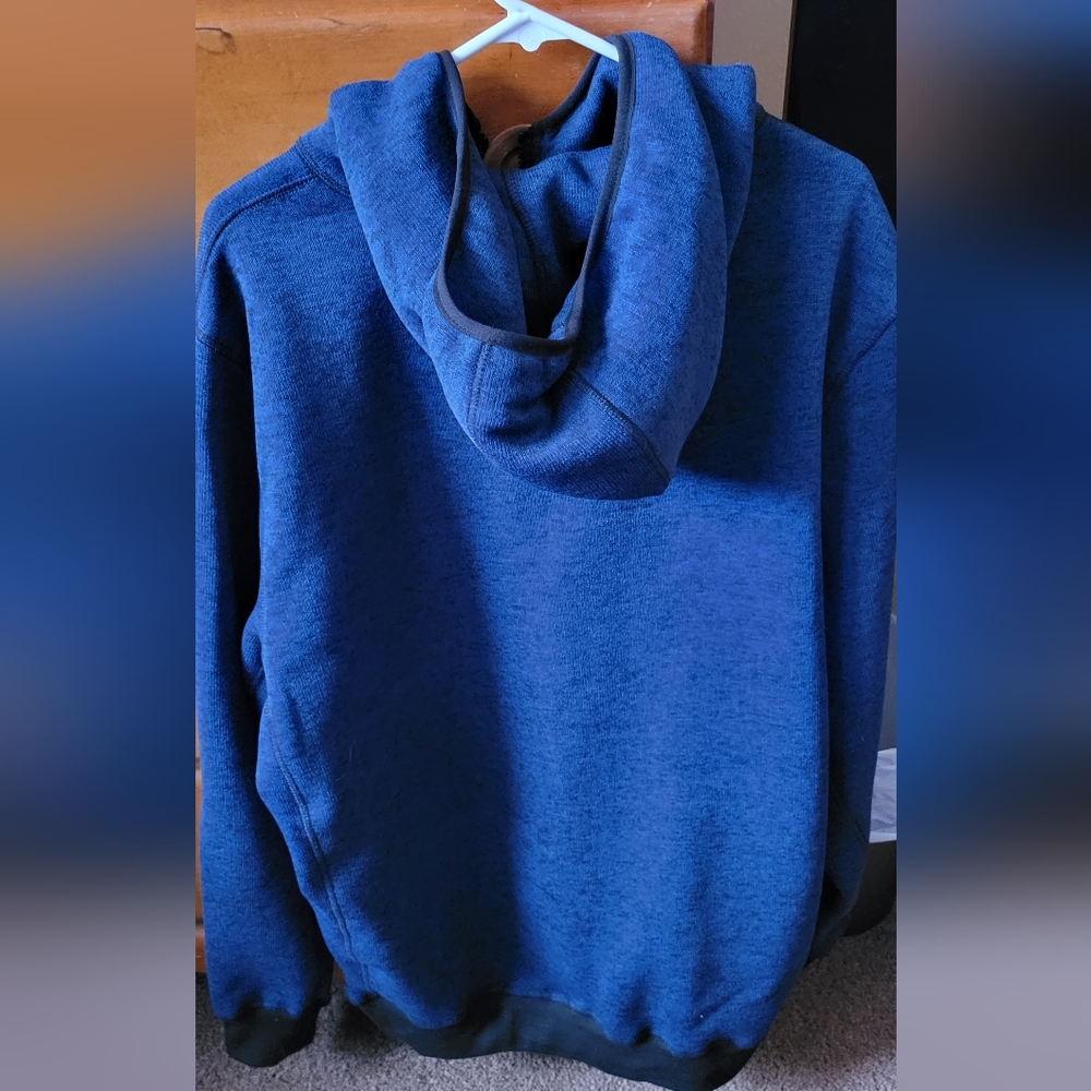 Mack Russo full zip fleece hoodie men's NEW NWT hooded sweatshirt jacket 2X - Picture 2 of 4